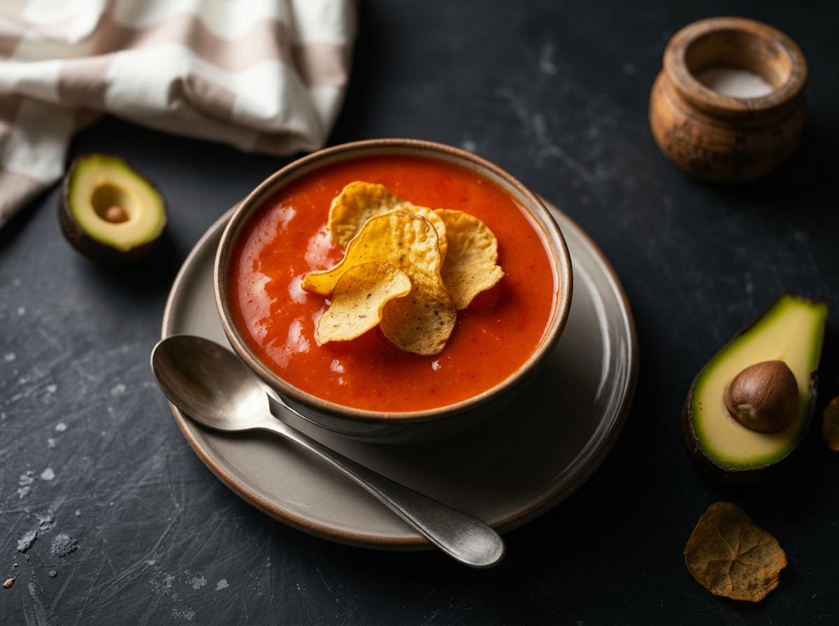 Crema de tomate con AvoKrunch®