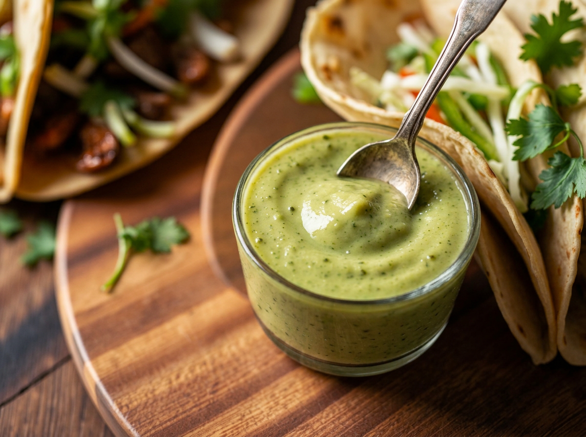 Salsa cremosa para tacos